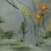 Delicate Days #2, oil on canvas, 4 x 6 - Image 2