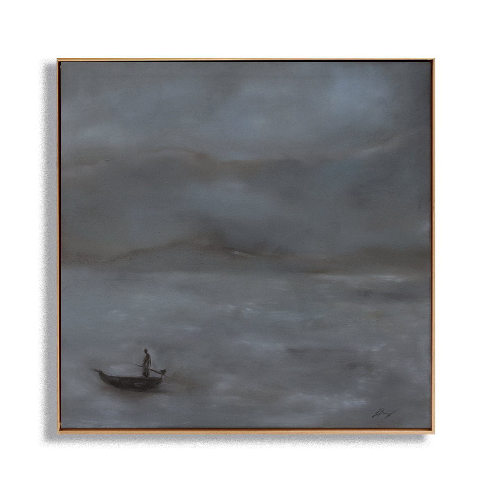 Waiting for the Wind, Oil on Canvas, 30 x 30