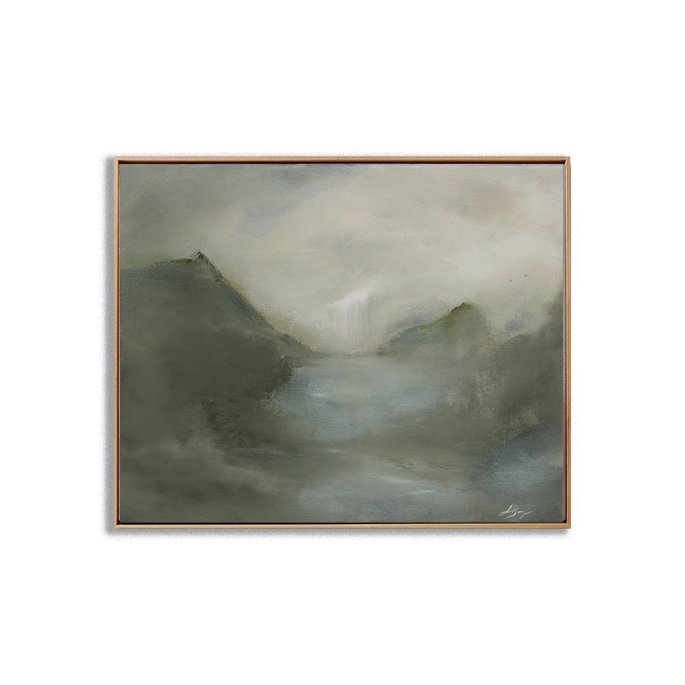 Floating in the Distance, Oil on Canvas, 16 X 20