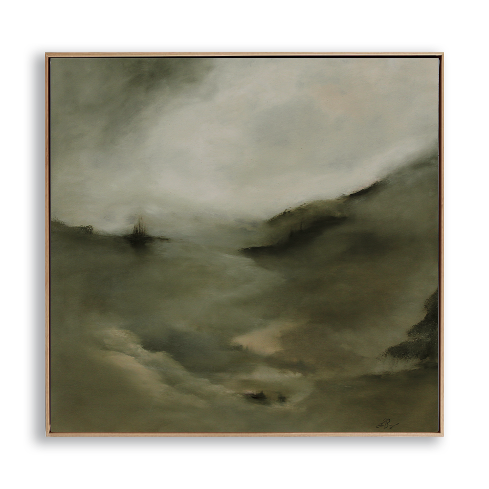 Let's Meet Under the Tree, Oil on Canvas, 36 X 36