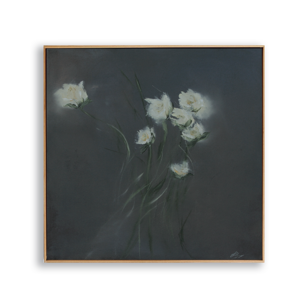 Flower Ensemble, Oil on Canvas, 20 x 20