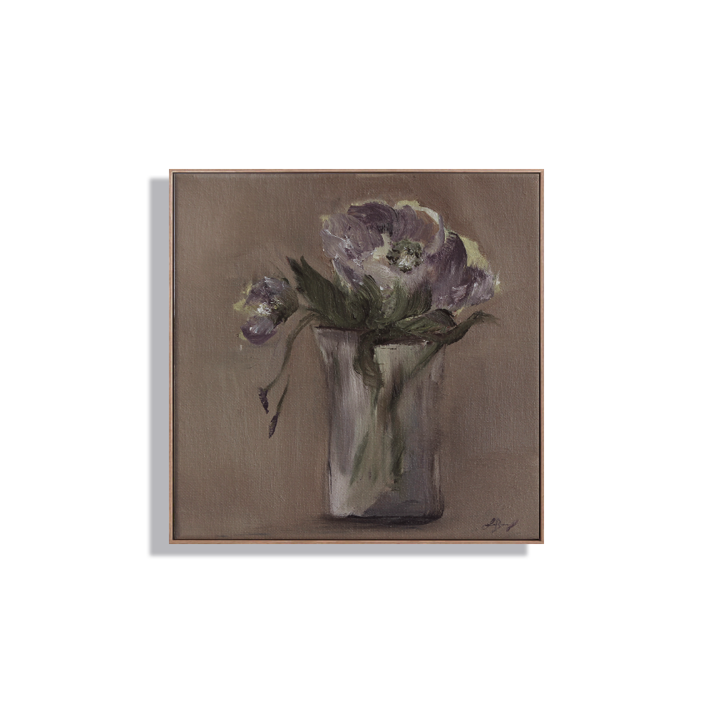 Flower Study 2026, Oil on Canvas, 8 X 8