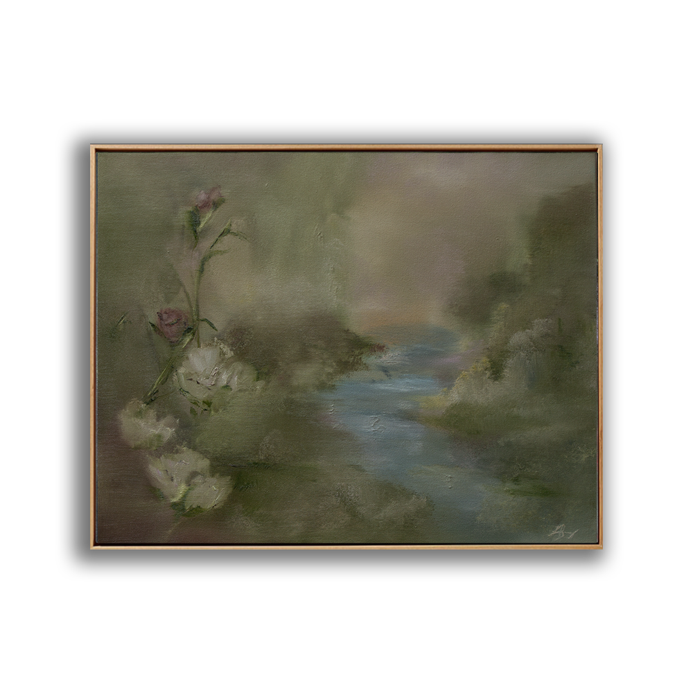 Easy River, Oil on Canvas,16 X 20