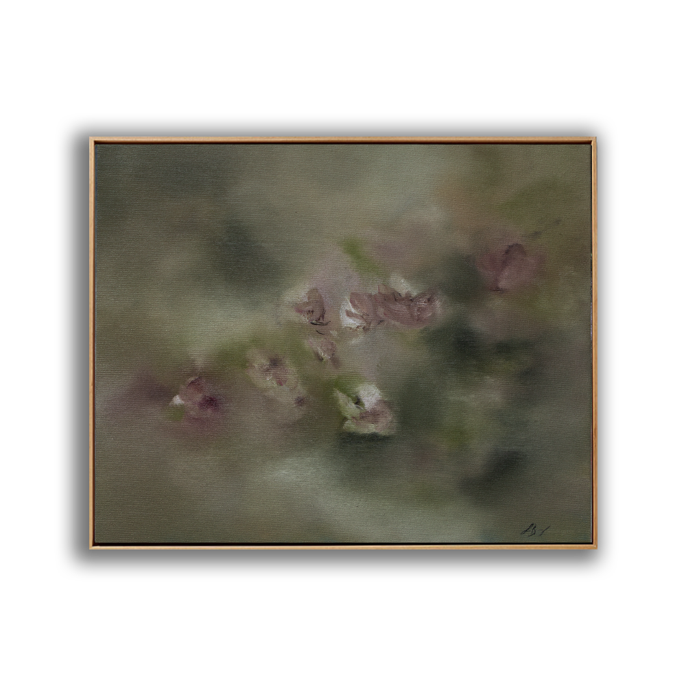 Ensemble of Flowers, Oil on Canvas,16 X 20