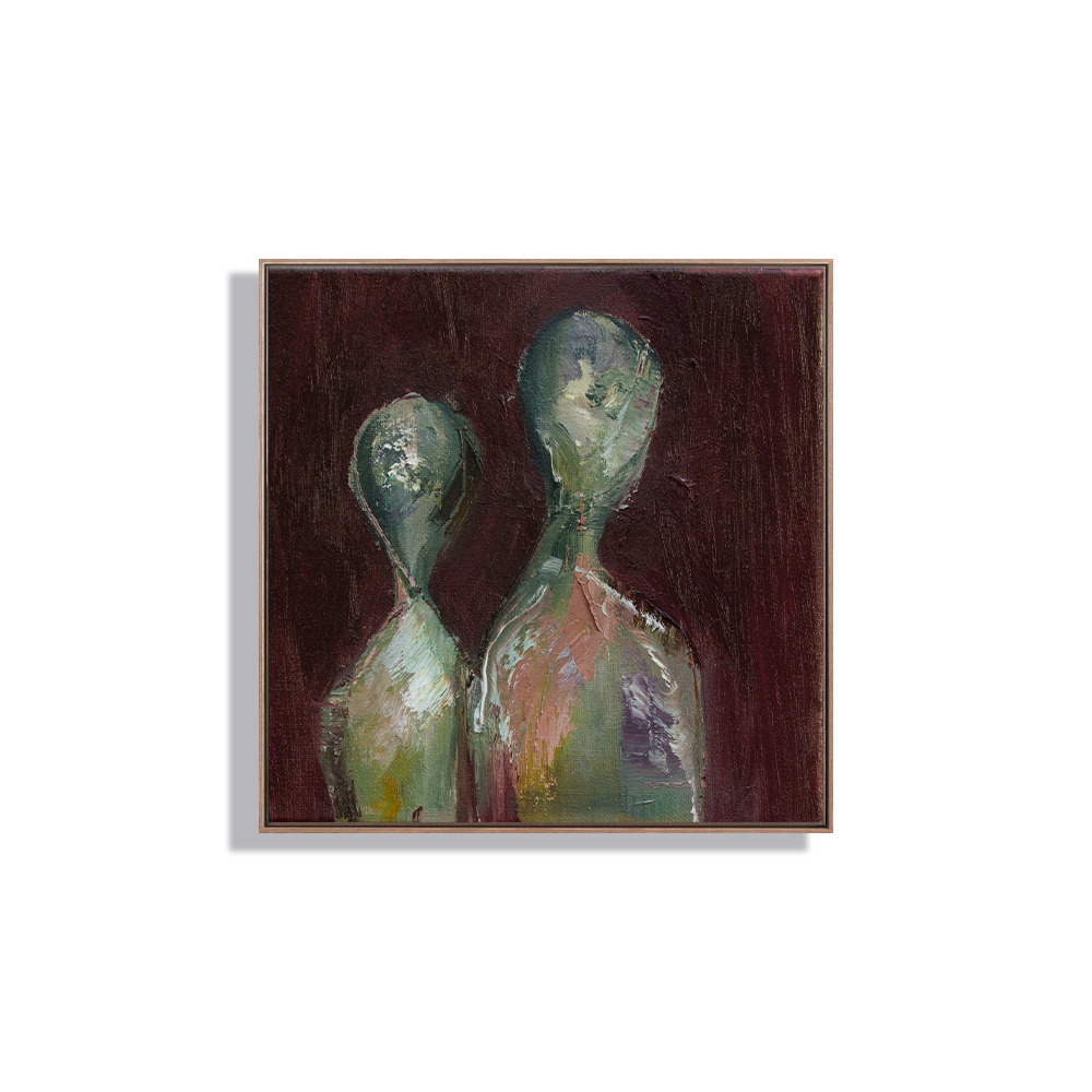 Garden Souls 11, Oil on Canvas, 8 X 8