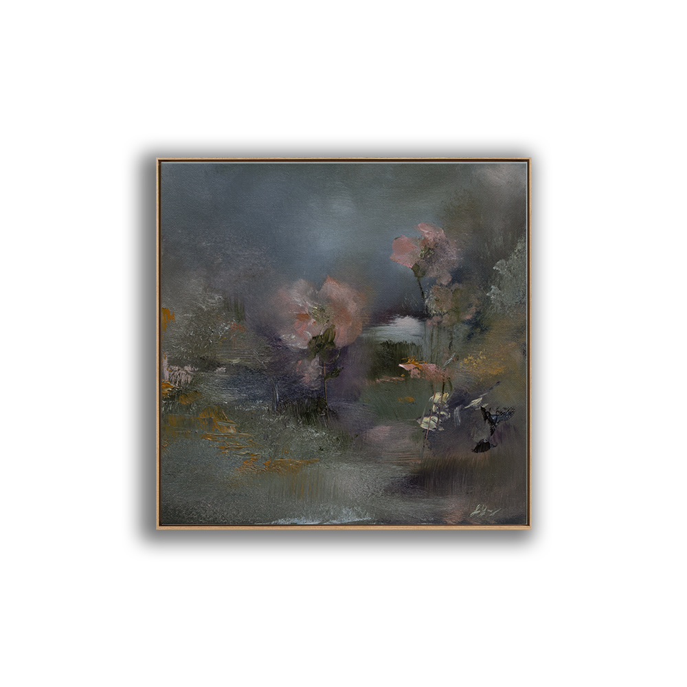 Far Away With You, Oil on Canvas Panel,10 X 10