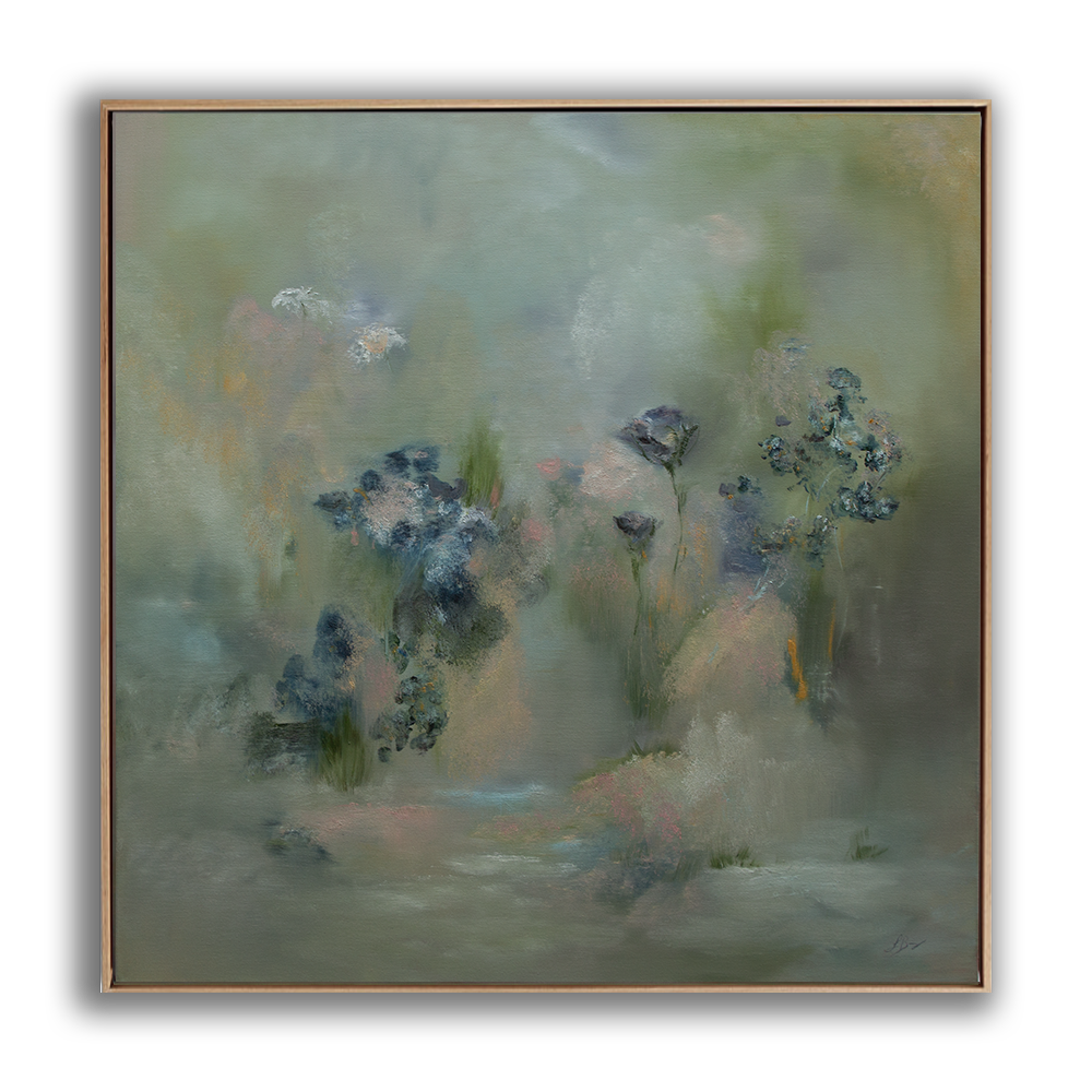 The Beautiful Wild Weeds, Oil on Canvas,36 X 36